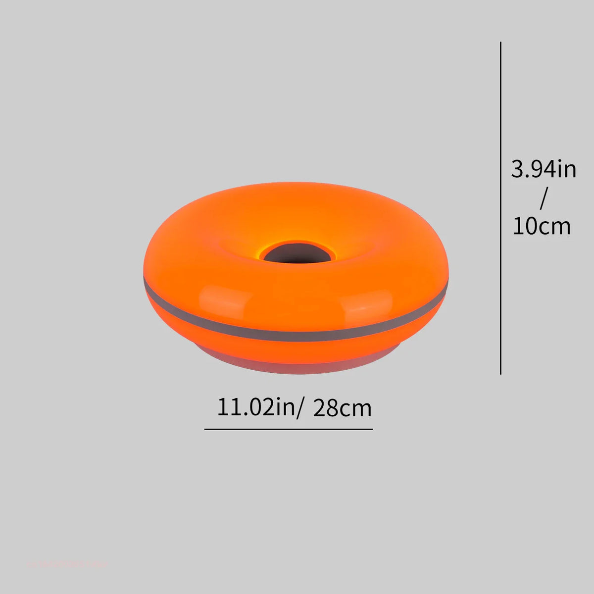 Candeeiro de Mesa Donut RGB com Controle Remoto e USB