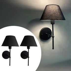 Kit 2 Arandelas de Parede Cabeceira Com Interruptor Cupula